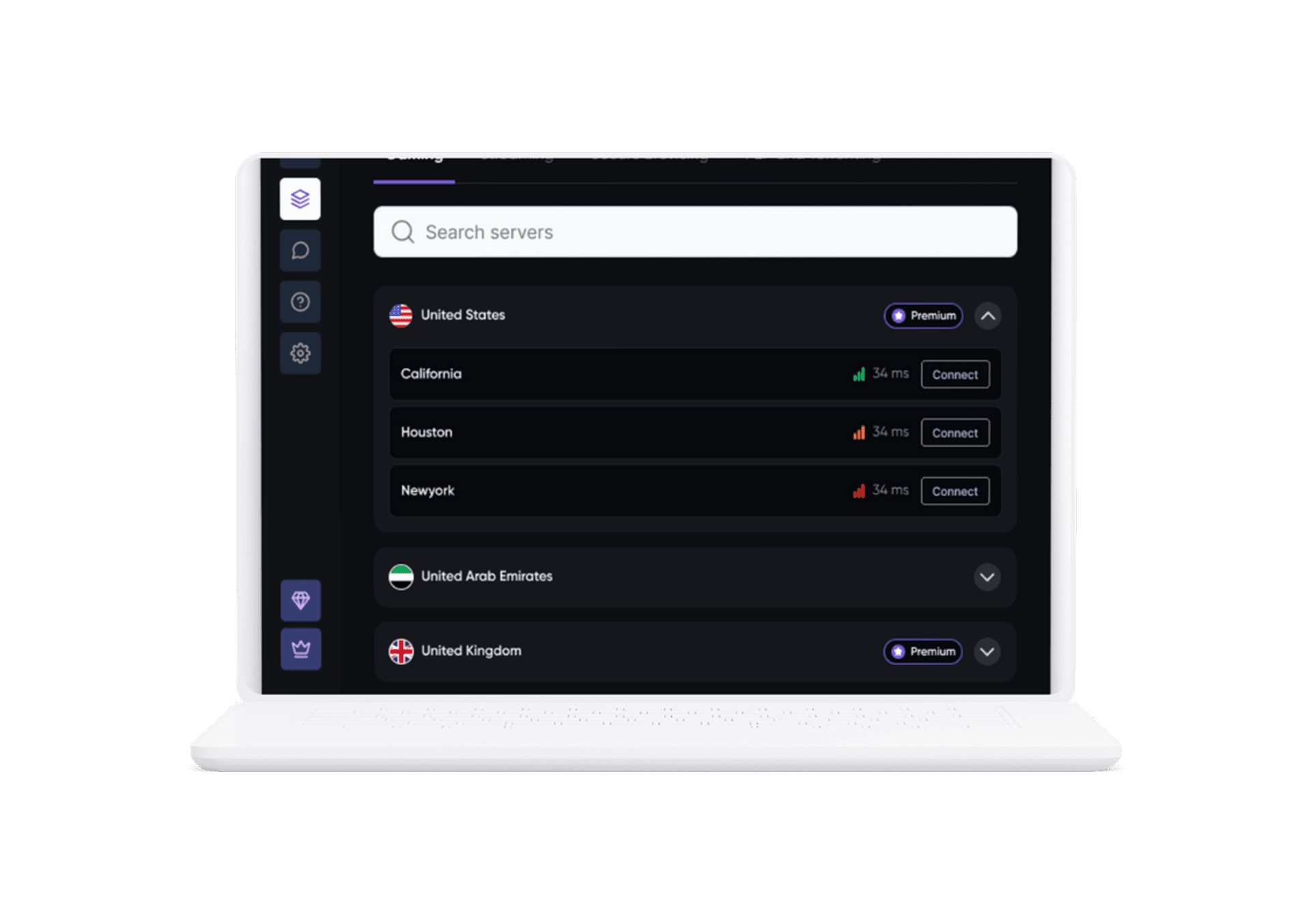 Mac VPN interface